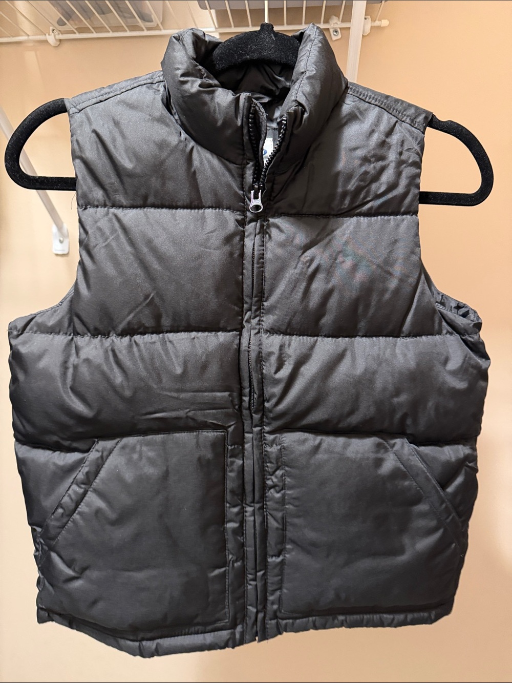 Old Navy Kids Black Quilted Puffer Vest